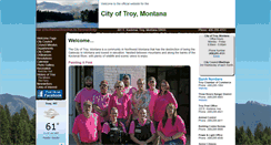 Desktop Screenshot of cityoftroymontana.com